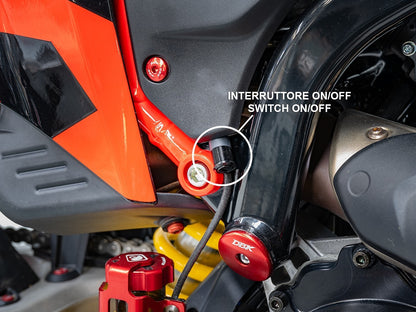 DBK Special Parts (Ducabike) EVO LED Clear Wet Clutch Cover for the Hypermotard 698 Mono