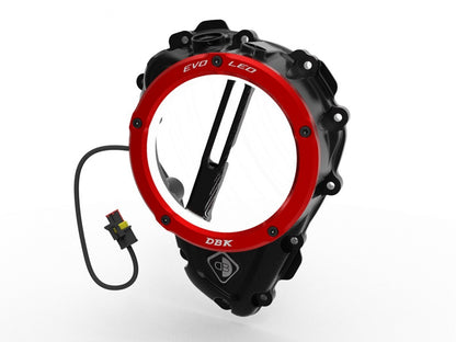 DBK Special Parts (Ducabike) EVO LED Clear Wet Clutch Cover for the Triumph Speed Triple 1200 RR / RS (2021+)