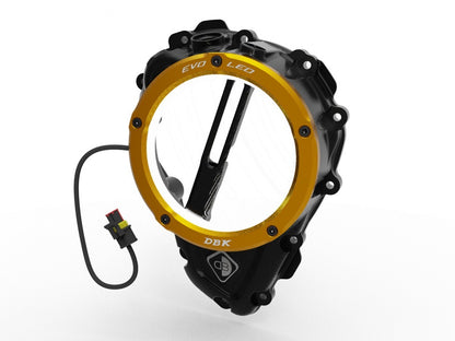 DBK Special Parts (Ducabike) EVO LED Clear Wet Clutch Cover for the Triumph Speed Triple 1200 RR / RS (2021+)