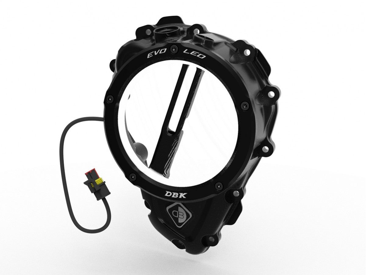 DBK Special Parts (Ducabike) EVO LED Clear Wet Clutch Cover for the Triumph Speed Triple 1200 RR / RS (2021+)