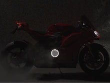 DBK Special Parts (Ducabike) EVO LED Dual Color Clear Wet Clutch Cover for the Ducati Panigale 1299/1199/959  Superleggera (and 899 too with modification)