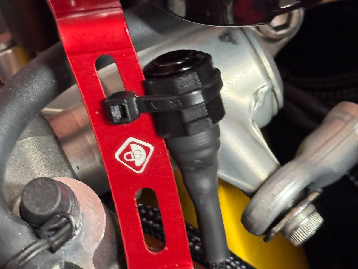 DBK Special Parts (Ducabike) EVO LED Dual Color Clear Wet Clutch Cover for the Ducati Panigale 1299/1199/959  Superleggera (and 899 too with modification)