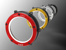 DBK Special Parts (Ducabike) EVO LED Dual Color Clear Wet Clutch Cover for the Ducati Panigale 1299/1199/959  Superleggera (and 899 too with modification)
