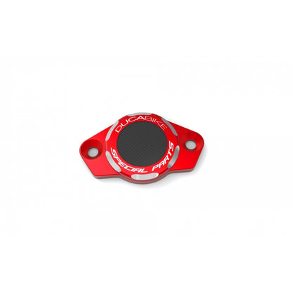 DBK Special Parts (Ducabike) Carbon Inlay Timing Inspection Cover for Ducati's