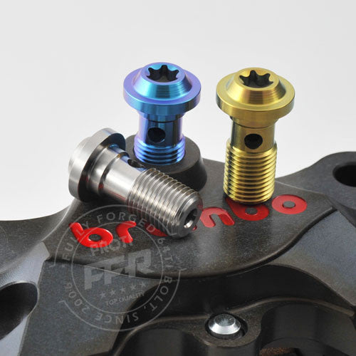 Proti M10 Universal Single Banjo Bolt M10L21-OT04 - 21mm long, 1.25 Pitch
