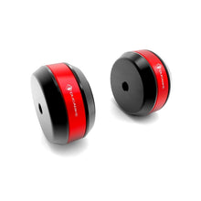 DBK Special Parts (Ducabike) BEVELED EDGE Dual Color Bar Ends for the Ducati Multistrada (2015+)