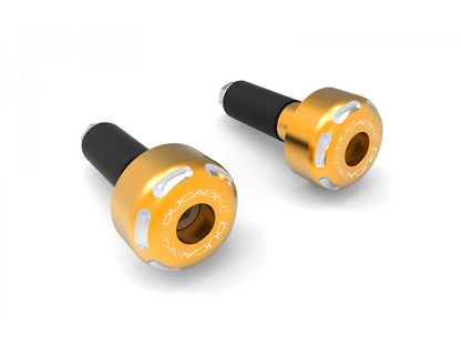 DBK Special Parts (Ducabike) Contrast Cut Weighted Universal Bar Ends - Short