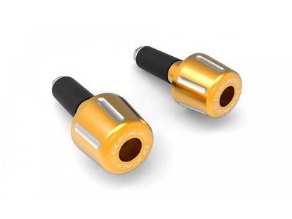 DBK Special Parts (Ducabike) Contrast Cut Weighted Universal Bar Ends - Long