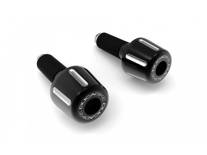 DBK Special Parts (Ducabike) Contrast Cut Weighted Universal Bar Ends - Long