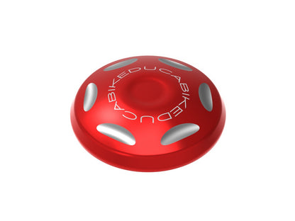 DBK Special Parts (Ducabike) Contrast Cut Shock Reservoir Cap for the Ducati Panigale 899 / 959 / 1199 / 1299 / V2, Streetfighter V2, and XDiavel/S
