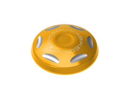 DBK Special Parts (Ducabike) Contrast Cut Shock Reservoir Cap for the Ducati Panigale 899 / 959 / 1199 / 1299 / V2, Streetfighter V2, and XDiavel/S