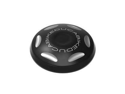 DBK Special Parts (Ducabike) Contrast Cut Shock Reservoir Cap for the Ducati Panigale 899 / 959 / 1199 / 1299 / V2, Streetfighter V2, and XDiavel/S