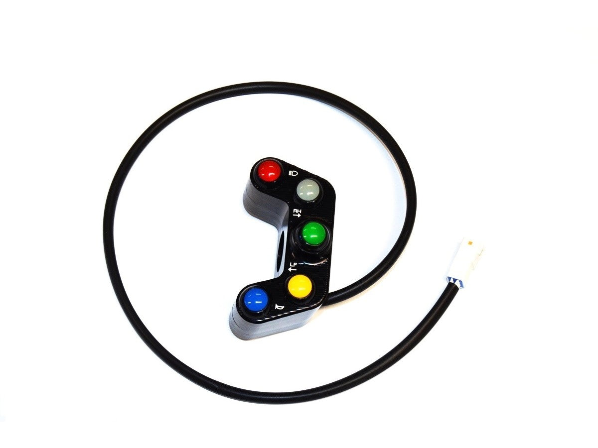 DBK Special Parts (Ducabike) 7 Button Handlebar Street Switch (Small White Plug)