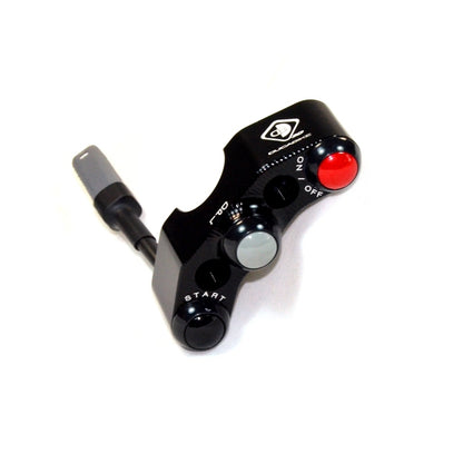 DBK Special Parts (Ducabike) Start/Kill switch for Brembo OE, RCS, and Performance Technology Master Cylinder for the Panigale V4 / S / Speciale