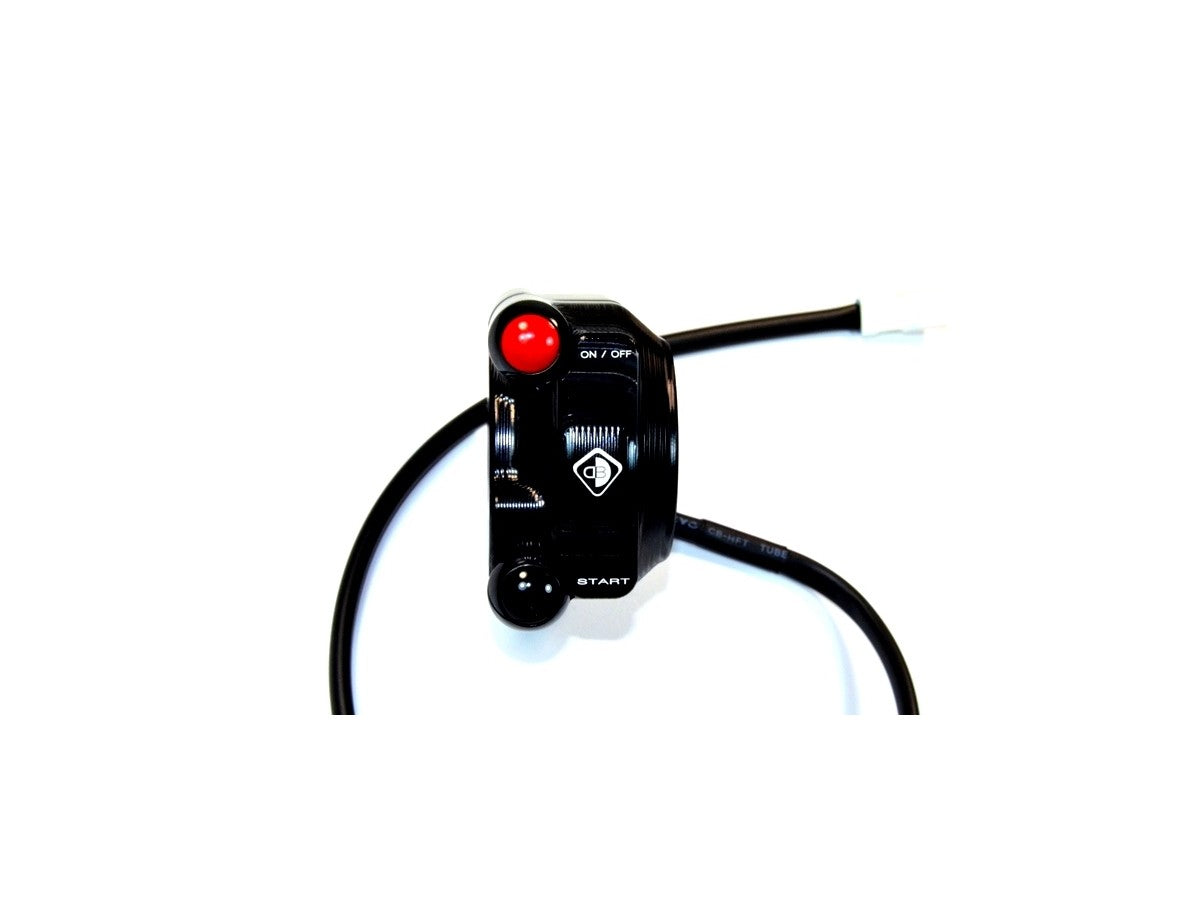 DBK Special Parts (Ducabike) Billet Throttle Housing & Run / Stop / Start Switches for Panigale 1299 / 1199 / 959 / 899