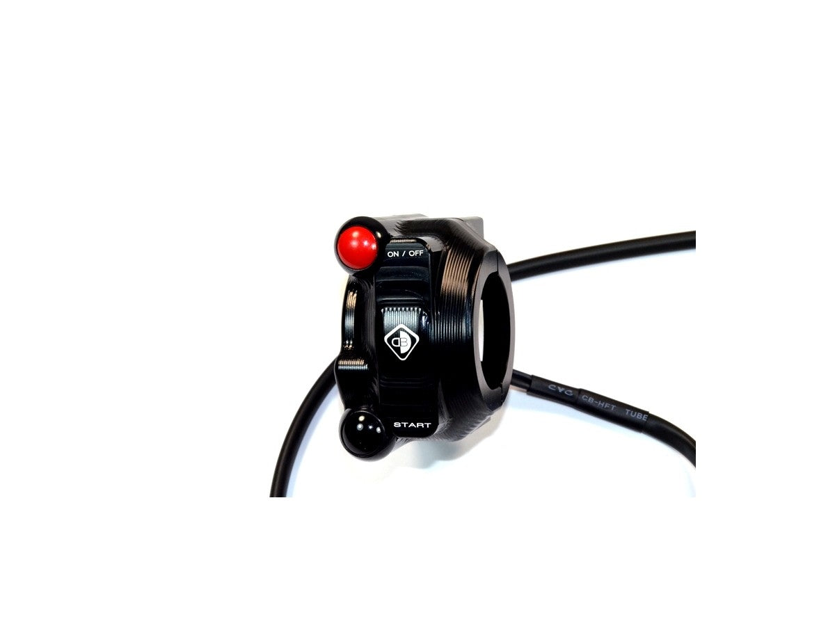 DBK Special Parts (Ducabike) Billet Throttle Housing & Run / Stop / Start Switches for Panigale 1299 / 1199 / 959 / 899