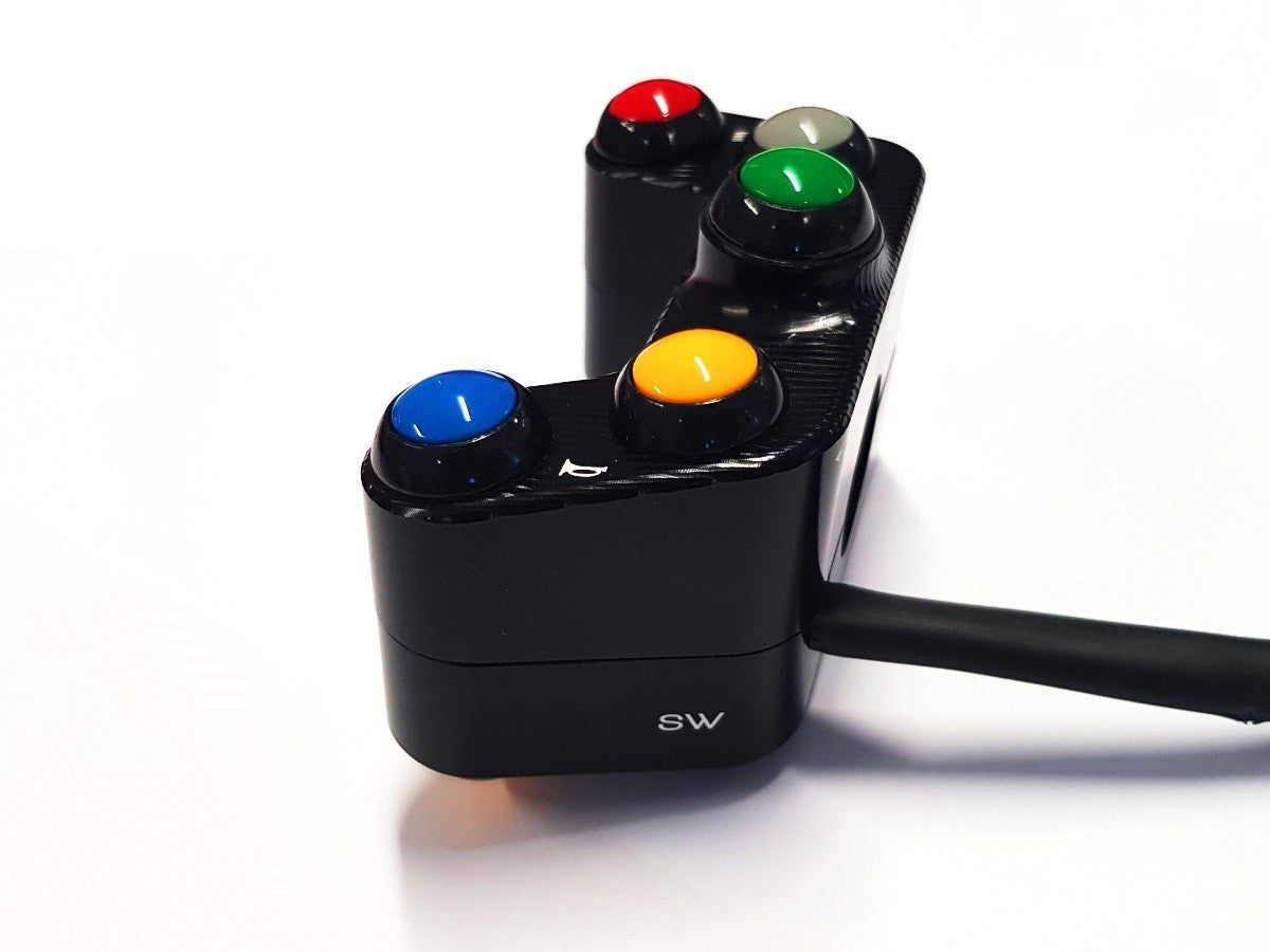 DBK Special Parts (Ducabike) 8 Button Left Hand Street Switch for Panigale / Streetfighter V4 / S / R / Speciale
