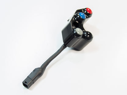 DBK Special Parts (Ducabike) Billet Run / Stop / Start Switch for Panigale V4 R for Brembo OE, RCS, and PT Master Cylinders
