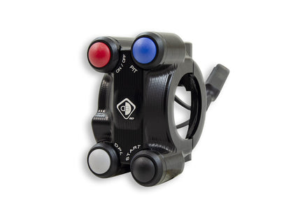 DBK Special Parts (Ducabike) Billet Throttle Housing & Run / Stop / Start Switches for Panigale V4 R (19-21)