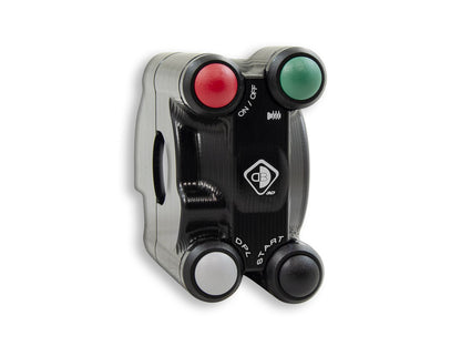 DBK Special Parts (Ducabike) Billet Throttle Housing & Run / Stop / Start Switches for Panigale V4 (2022+) / Strteetfighter V4 (2020+)
