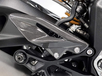 DBK Special Parts (Ducabike) Carbon Fiber Heel Guards for Triumph Street Triple 765 S/R/RS