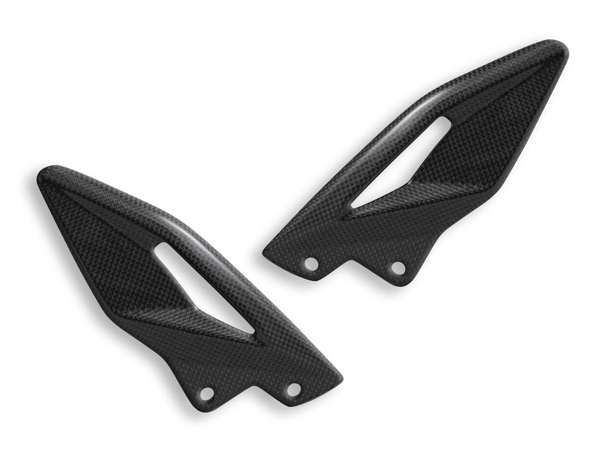 DBK Special Parts (Ducabike) Carbon Fiber Heel Guards for Triumph Street Triple 765 S/R/RS