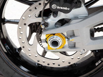DBK Special Parts (Ducabike) Billet Chain Adjusters for the Ducati Multistrada V4