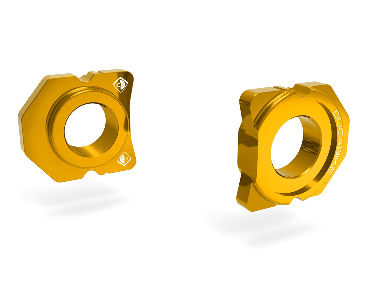 DBK Special Parts (Ducabike) Billet Chain Adjusters for the Ducati Multistrada V4