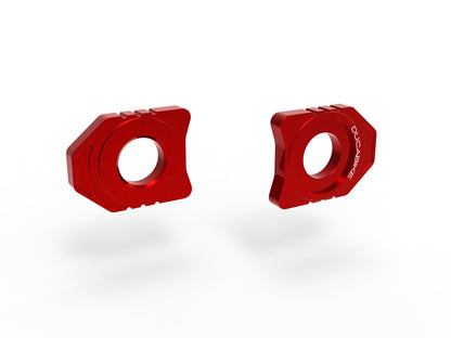 DBK Special Parts (Ducabike) Billet Chain Adjusters for the Ducati Monster 937 and Hypermotard 698 Mono