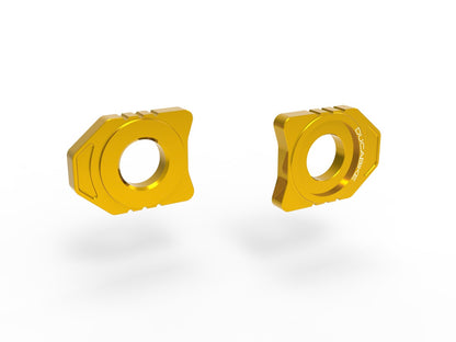 DBK Special Parts (Ducabike) Billet Chain Adjusters for the Ducati Monster 937 and Hypermotard 698 Mono