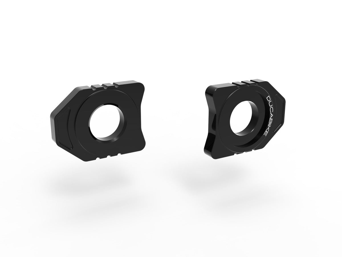 DBK Special Parts (Ducabike) Billet Chain Adjusters for the Ducati Monster 937 and Hypermotard 698 Mono
