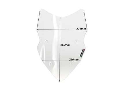 DBK Special Parts (Ducabike) Intermediate Windscreen for Ducati Multistrada 1200 (2013-2014)