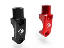 DBK Special Parts (Ducabike) Mirror Mount Handlebar Clamp for Brembo Semi-radial, RCS, and Performance Technology Master Cylinders - M8x1.25 - Left Hand Thread
