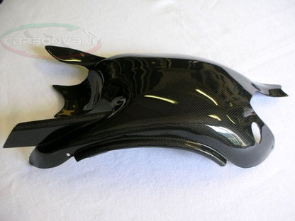 CARBONVANI - DUCATI 848 / 1098 & 1198 CARBON FIBER SBK SWINGARM COVER (2007-13)