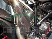 CARBONVANI - DUCATI 848 / 1098 & 1198 CARBON FIBER EXHAUST COLLECTOR GUARD FOR TERMIGNONI (2007-13)