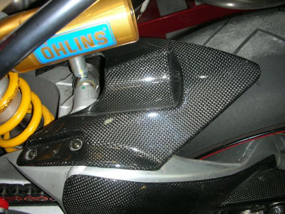 CARBONVANI - DUCATI 848 / 1098 & 1198 CARBON FIBRE REAR MUDGUARD  SHORT (2007-13)