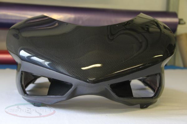 CARBONVANI - DUCATI 848 / 1098 & 1198 CARBON FIBER SBK HEADLIGHT FAIRING WITH SIDE AIR VENT (RACING) (2007-13)