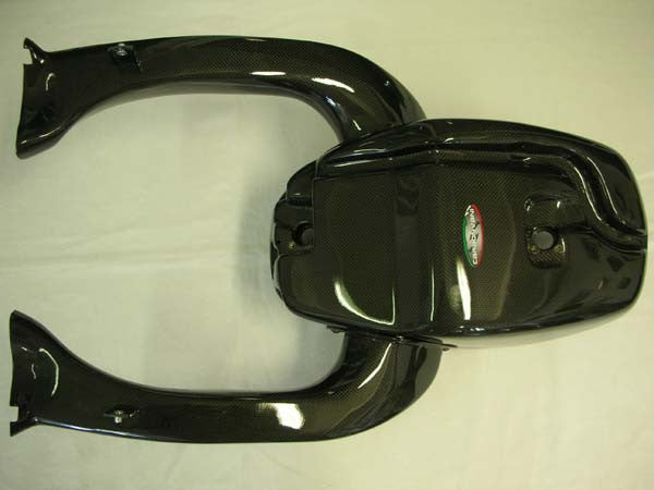 CARBONVANI - DUCATI 848 / 1098 & 1198 CARBON FIBER AIR BOX WITH DUCTS (2007-13)