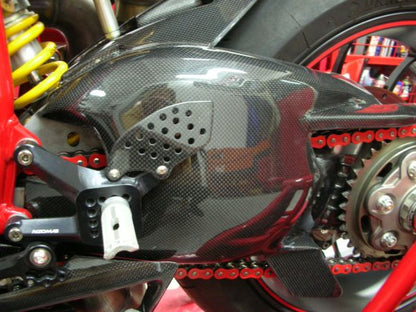 CARBONVANI - DUCATI 848 / 1098 & 1198 CARBON FIBER SWINGARM COVER (2007-13)