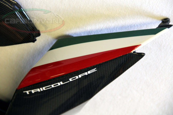 CARBONVANI - DUCATI 1199 PANIGALE TRICOLORE CARBON FIBER FULL FAIRING-ROAD VERSION