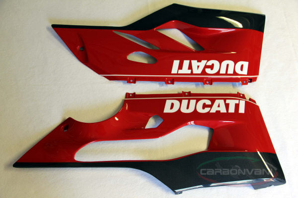 CARBONVANI - DUCATI 1199 PANIGALE TRICOLORE CARBON FIBER FULL FAIRING-ROAD VERSION