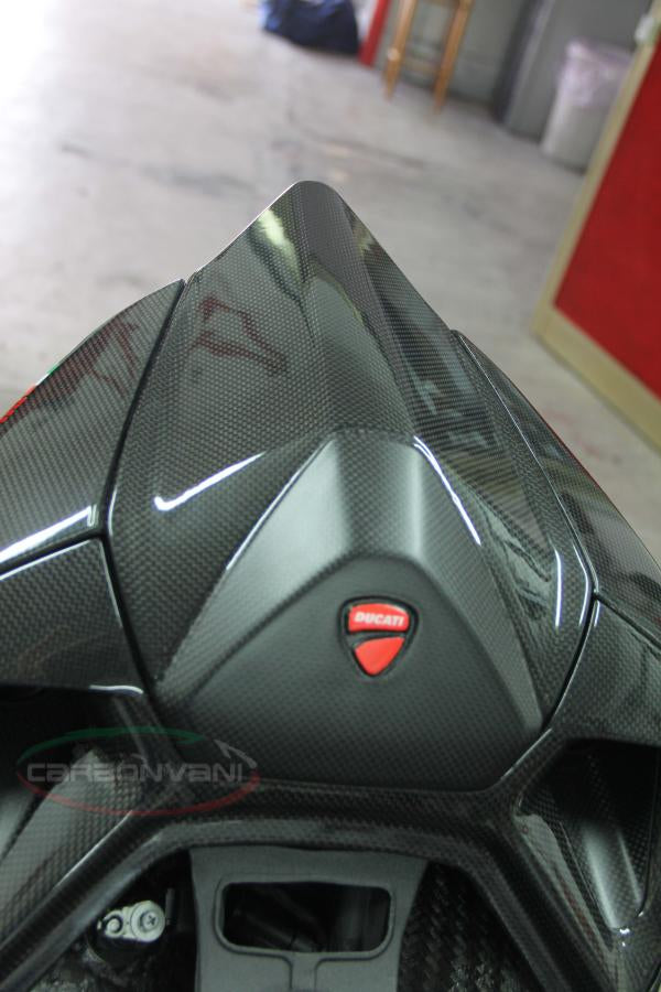 CARBONVANI - DUCATI 1199/899 PANIGALE CARBON FIBER SOLO SEAT COWL (TAIL TOP)