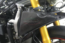CARBONVANI - DUCATI 1299 PANIGALE CARBON FIBER OIL COOLER TIP W/ LIQUID TANK AND DEFLECTORS