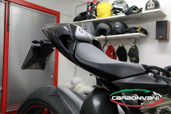 CARBONVANI - DUCATI 1199 PANIGALE CARBON FIBER SUPERLEGGERA STYLE MONO POSTO TAIL SECTION  ROAD VERSION