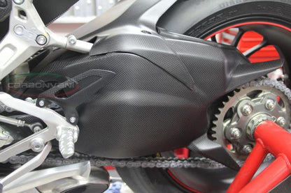 CARBONVANI - DUCATI PANIGALE 1199 / 1299 / V2 and STREETFIGHTER V2 CARBON FIBER SWINGARM COVER