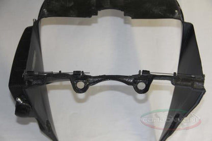 CARBONVANI - DUCATI 1299 PANIGALE CARBON FIBER OIL COOLER TIP W/ LIQUID TANK AND DEFLECTORS
