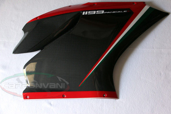 CARBONVANI - DUCATI 1199 PANIGALE TRICOLORE CARBON FIBER FULL FAIRING-ROAD VERSION