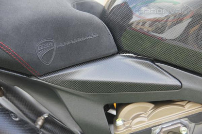 CARBONVANI - DUCATI 1199 PANIGALE CARBON FIBER UNDER SEAT PANELS