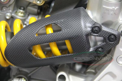 CARBONVANI - DUCATI PANIGALE 1299 / 1199 / 959 / 899 / V2 and STREETFIGHTER V2 CARBON FIBER SHOCK GUARD