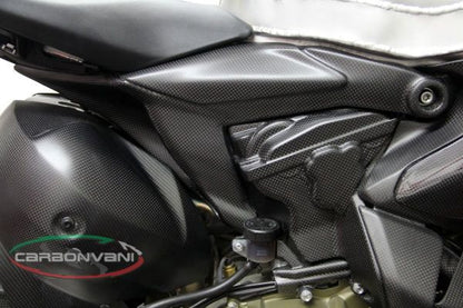 CARBONVANI - DUCATI 1199 PANIGALE CARBON FIBER SUBFRAME COVERS